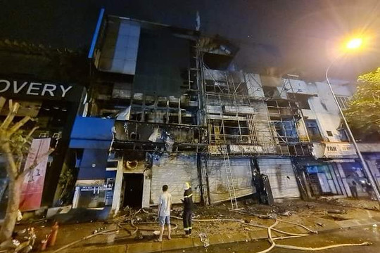 Bắt khẩn cấp đối tượng gây ra vụ cháy tại Ngân hàng Eximbank