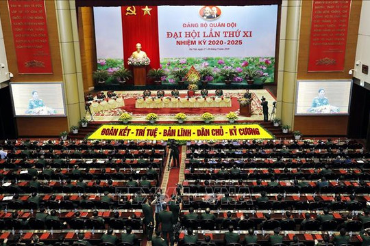Bế mạc Đại hội đại biểu lần thứ XI Đảng bộ Quân đội