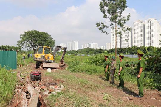 Cưỡng chế thu hồi đất để xây dựng mới Trường THCS Hoàng Liệt