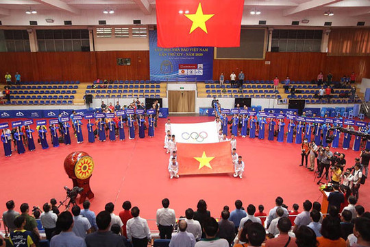 Khai mạc Giải Bóng bàn Cúp Hội Nhà báo Việt Nam 2020