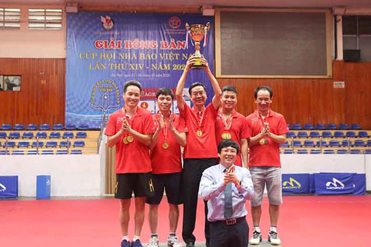 Bế mạc Giải bóng bàn Cúp Hội Nhà báo Việt Nam 2020