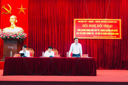 Huyện Thanh Oai: Đối thoại, giải đáp kiến nghị của người dân