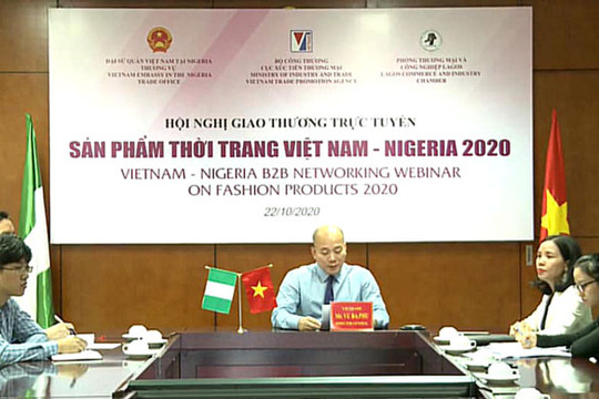 Giao thương trực tuyến sản phẩm thời trang Việt Nam - Nigeria