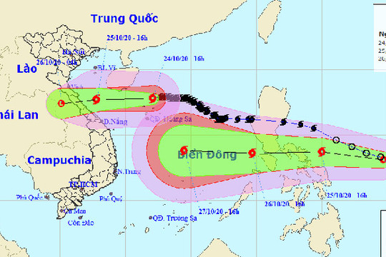 Bão số 8 cách quần đảo Hoàng Sa khoảng 100km, xuất hiện thêm cơn bão số 9