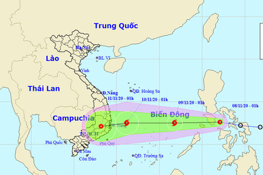 Áp sát Biển Đông, áp thấp nhiệt đới mạnh lên thành bão số 12