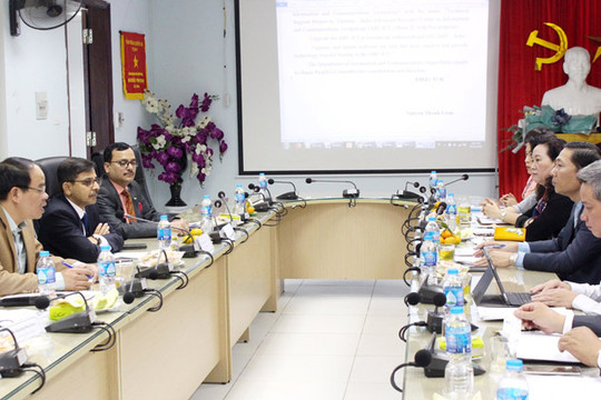 Thúc đẩy triển khai dự án giai đoạn 2, Trung tâm Nguồn lực CNTT và TT Việt Nam - Ấn Độ