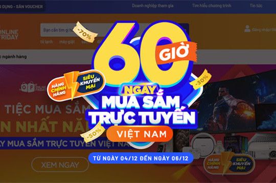 Trên 3,7 triệu đơn hàng trong "60 giờ mua sắm trực tuyến Việt Nam"