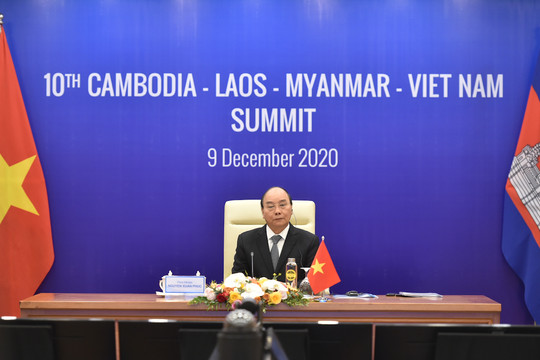 Thủ tướng Nguyễn Xuân Phúc nêu 3 ưu tiên hợp tác Campuchia - Lào - Myanmar - Việt Nam