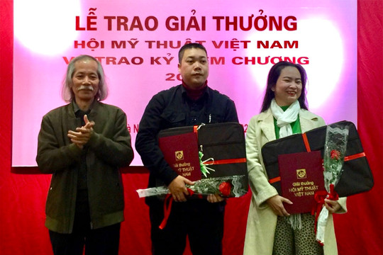 Bốn tác giả xuất sắc giành Giải thưởng Hội Mỹ thuật Việt Nam 2020