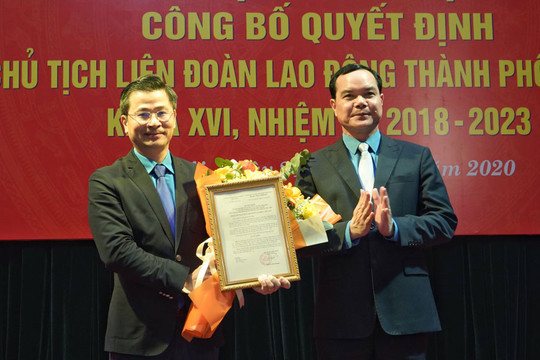 Đồng chí Nguyễn Phi Thường là Chủ tịch Liên đoàn Lao động thành phố Hà Nội