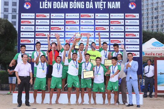Đà Nẵng vô địch Giải bóng đá bãi biển Vô địch quốc gia 2020