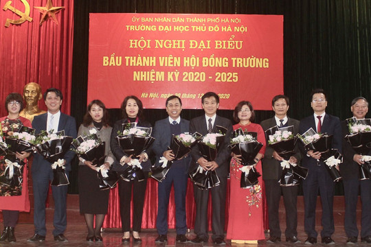 Trường Đại học Thủ đô Hà Nội có Chủ tịch Hội đồng trường mới