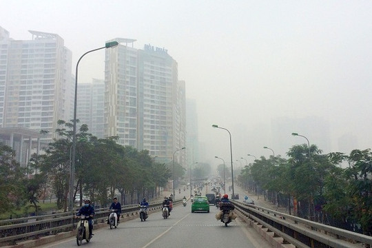 Hiện tượng nghịch nhiệt khiến chất lượng không khí ở Hà Nội xấu