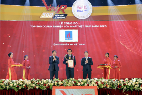 Vượt ''khủng hoảng kép'', Petrovietnam duy trì vị trí hàng đầu các doanh nghiệp lớn nhất Việt Nam