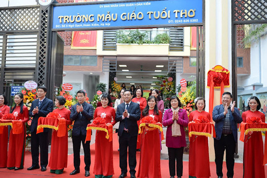 Quận Hoàn Kiếm có thêm một trường đạt chuẩn quốc gia