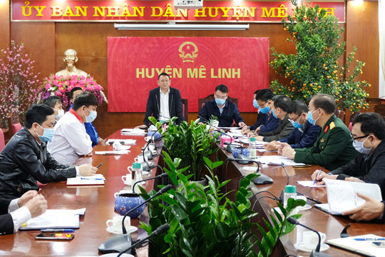Huyện Mê Linh kích hoạt 884 tổ giám sát cộng đồng phòng, chống dịch Covid-19