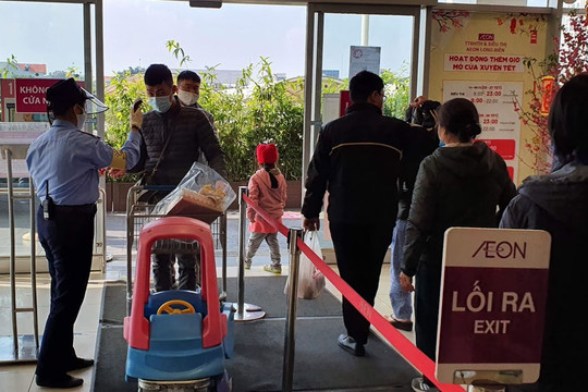 Đã xử lý trường hợp bệnh nhân Covid-19 đến ăn trưa tại Aeon Mall Long Biên