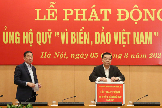 Văn phòng UBND thành phố Hà Nội phát động ủng hộ Quỹ ''Vì biển, đảo Việt Nam''