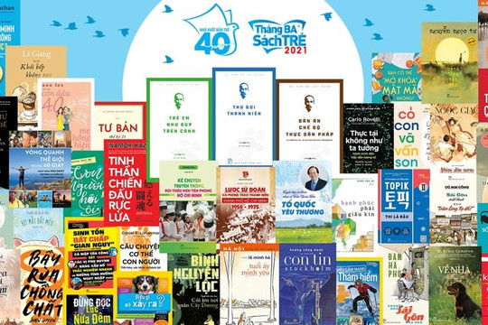 Nhà Xuất bản Trẻ ra mắt 136 tựa sách nhân sự kiện “Tháng ba sách trẻ”
