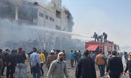 Cháy nhà máy may ở Ai Cập, 20 người chết