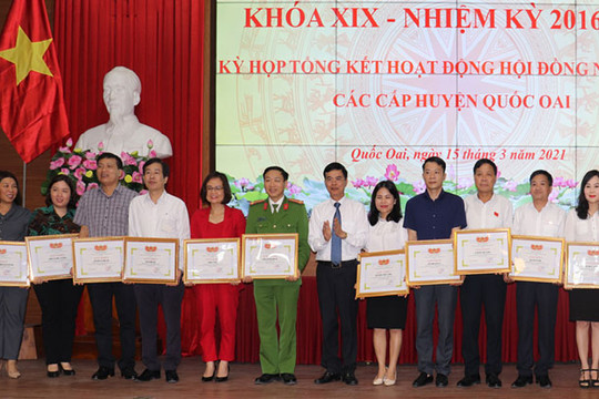 HĐND huyện Quốc Oai khen thưởng 78 tập thể, cá nhân có thành tích xuất sắc