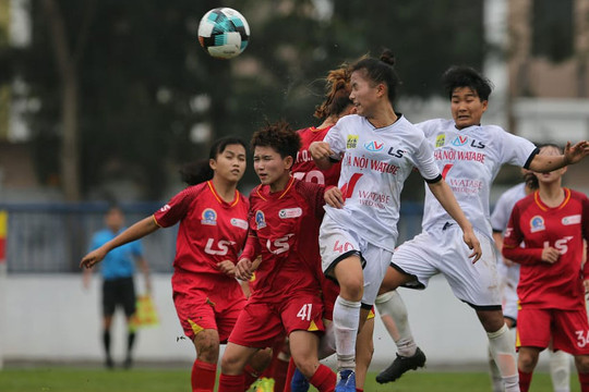 Bốn đội chia điểm trong ngày khai mạc Giải Bóng đá nữ U19 quốc gia 2021