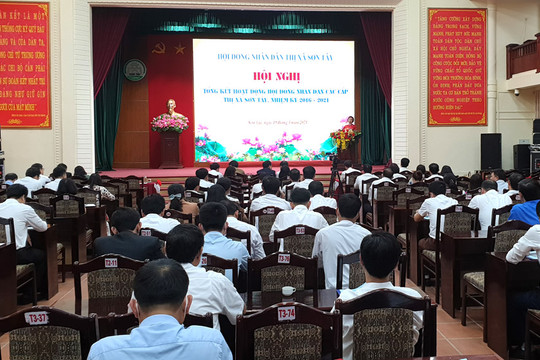 HĐND thị xã Sơn Tây tổ chức 263 cuộc tiếp xúc cử tri