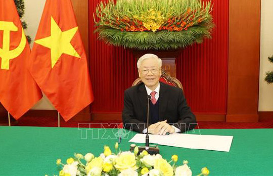 Tổng Bí thư, Chủ tịch nước Nguyễn Phú Trọng trao đổi điện mừng nhân kỷ niệm 50 năm Ngày thiết lập quan hệ ngoại giao Việt Nam - Chile