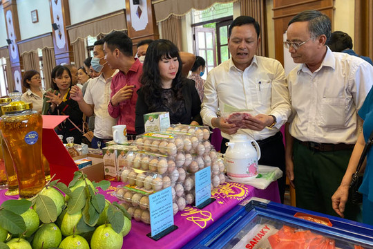 Huyện Quốc Oai kết nối tiêu thụ hơn 100 sản phẩm nông sản an toàn
