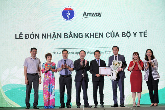 Amway Việt Nam tự hào lần thứ 2 đón nhận Bằng khen của Bộ Y tế