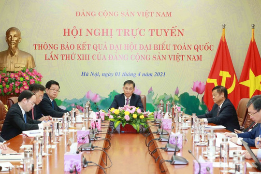 Thông báo về kết quả Đại hội XIII của Đảng Cộng sản Việt Nam tới Đảng Nhân dân Cách mạng Lào