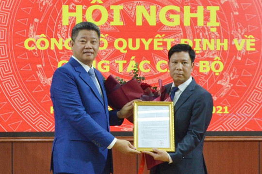Đồng chí Nguyễn Văn Quyến được bổ nhiệm làm Phó Giám đốc Sở NN&PTNT Hà Nội