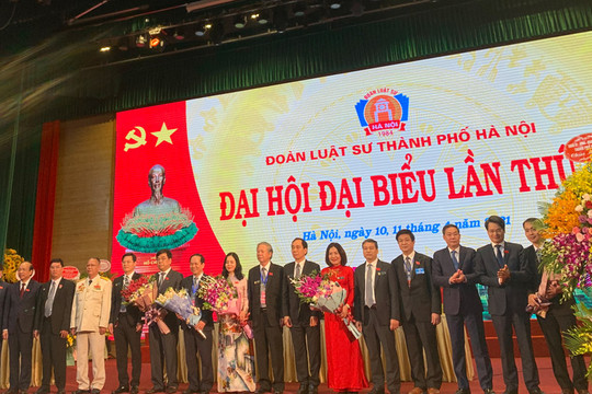 Đại hội đại biểu lần thứ X Đoàn Luật sư thành phố Hà Nội thành công tốt đẹp
