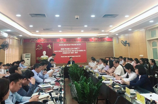 Hội nghị lần thứ 7 Ban Chấp hành Đảng bộ quận Thanh Xuân