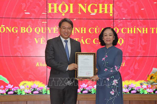 Đồng chí Nguyễn Hải Ninh được điều động giữ chức vụ Bí thư Tỉnh ủy Khánh Hòa