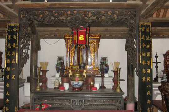 Tận dụng tối đa cấu kiện cổ và cũ khi tu bổ Nhà thờ Đại tôn họ Nguyễn