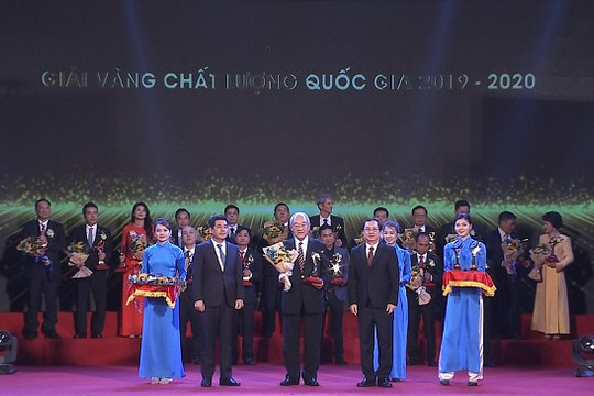 Công ty Acecook Việt Nam vinh dự đón nhận Giải vàng - Giải thưởng Chất lượng quốc gia 2020