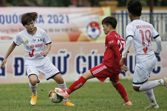 Hà Nội I Watabe giành vé vào chung kết Giải bóng đá nữ Cúp quốc gia 2021