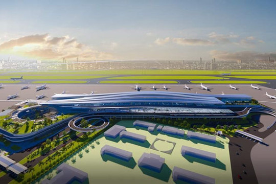 Hình ảnh mô phỏng thiết kế nhà ga T3 sân bay Tân Sơn Nhất