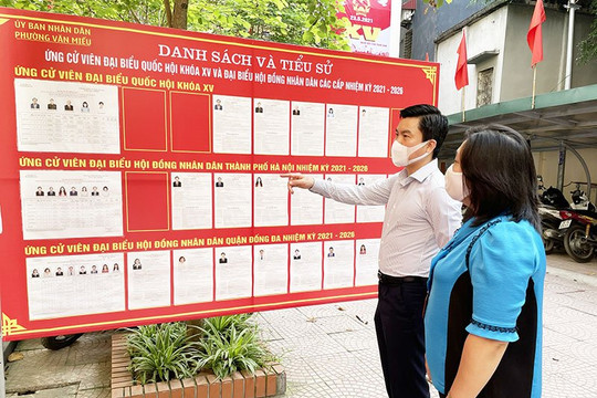 Chương trình hành động của các ứng cử viên đại biểu Quốc hội khóa XV tại Hà Nội