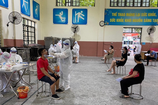 Hà Nội: 30 quận, huyện, thị xã lấy mẫu xét nghiệm những người đã đến Đà Nẵng