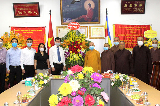 Thành phố Hà Nội chúc mừng Đại lễ Phật đản 2021 - Phật lịch 2565