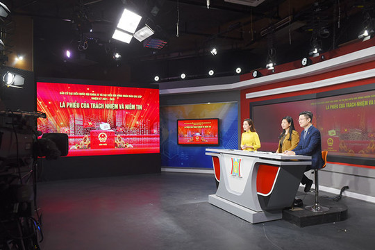 Đài PT-TH Hà Nội sẵn sàng cho cầu truyền hình ''Lá phiếu của trách nhiệm và niềm tin''