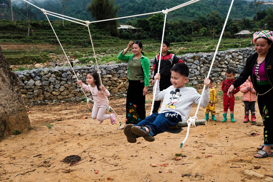 Thêm một sân chơi phiêu lưu cho trẻ em tại thung lũng Khau Phạ