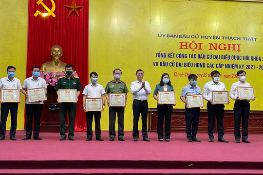 Huyện Thạch Thất hoàn thành tốt công tác bầu cử