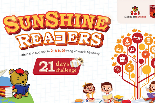 Trải nghiệm 21 ngày đọc thú vị cùng Sunshine Maple Bear qua dự án Sunshine Readers