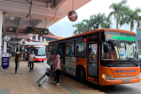 Chưa mở thêm 4 tuyến xe buýt từ trung tâm Hà Nội đến sân bay Nội Bài
