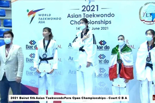 Nguyễn Thị Ánh Tuyết giành Huy chương bạc Giải vô địch Taekwondo châu Á 2021