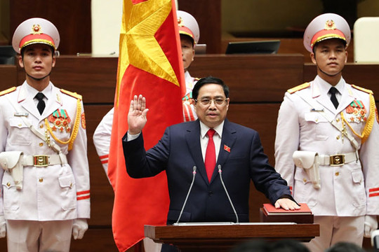 Điện mừng Nhân dịp đồng chí Phạm Minh Chính được bầu giữ chức Thủ tướng Chính phủ nước Cộng hòa xã hội chủ nghĩa Việt Nam