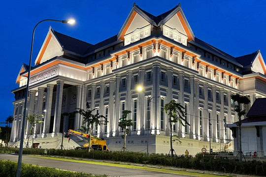 Nghiệm thu, bàn giao nhà Quốc hội mới của Lào